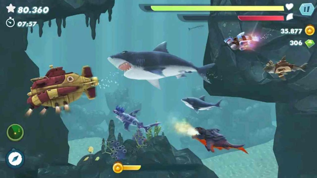 Hungry Shark Evolution MOD APK Unlimited Money and Gems Download